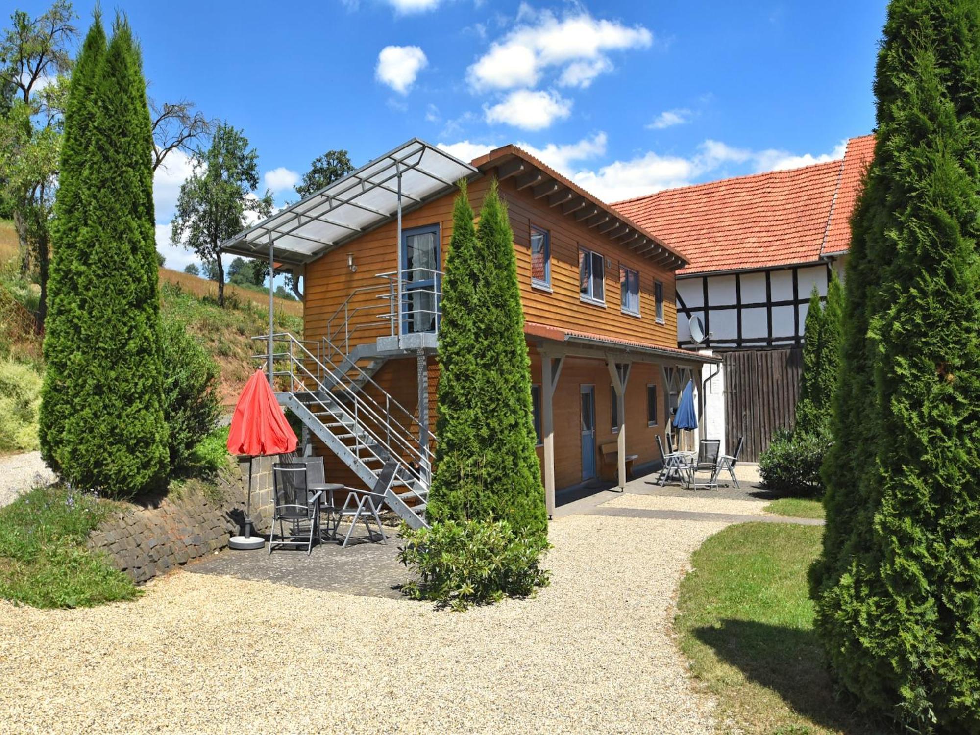 Charming Apartment With Private Terrace Bad Wildungen Exterior photo